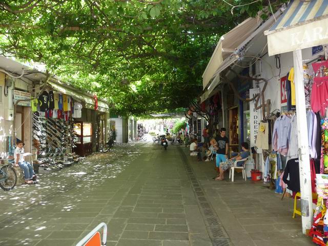 Bodrum : Parasol vert
