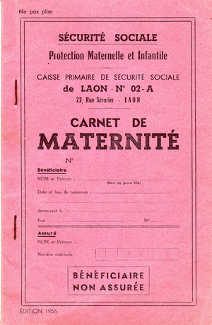 Le carnet de maternitCollection MARTIN Jean-Franois.