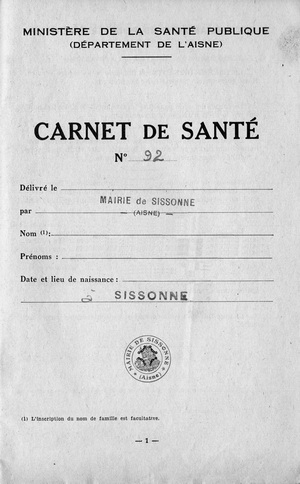 Le carnet de santCollection MARTIN Jean-Franois.