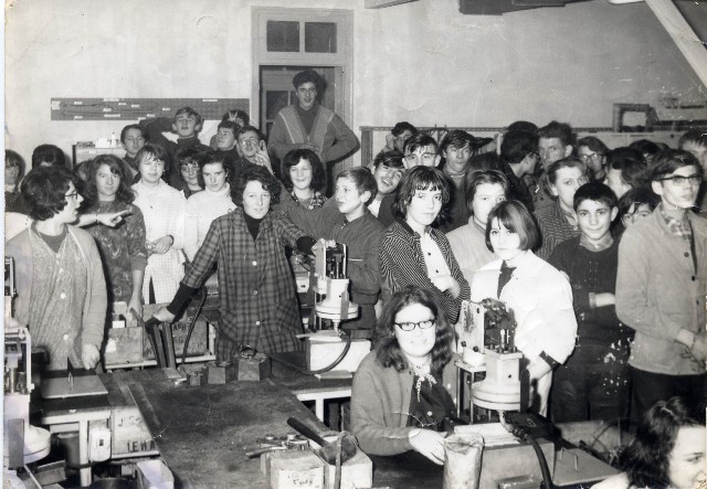 Dbut 1968 : Visite de classe