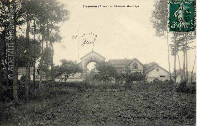 L'abattoir municipal en 1912