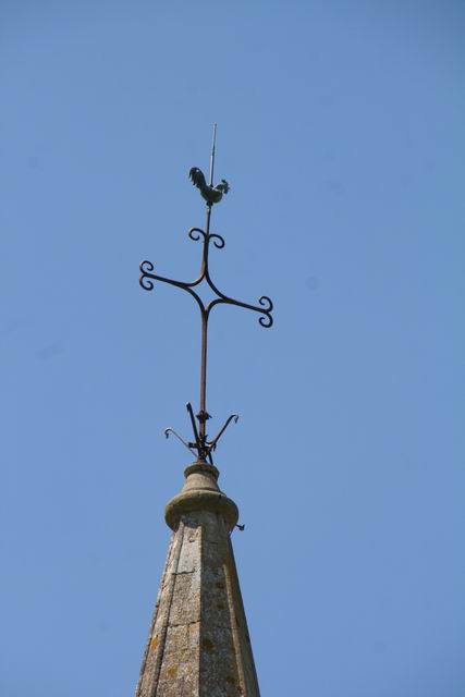La croix du clocher - 1871