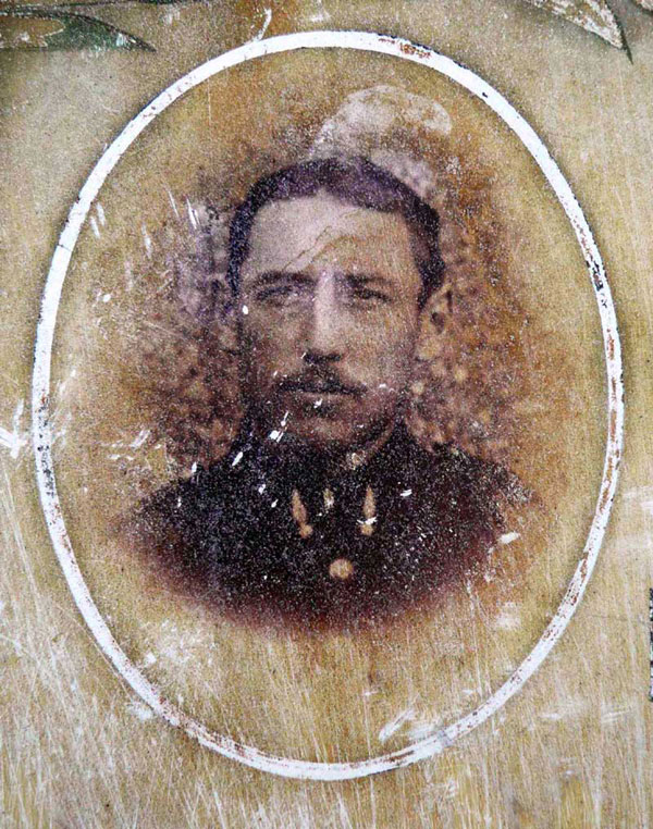Portrait de Louis MALHOMME (dï¿½ï¿½tail).