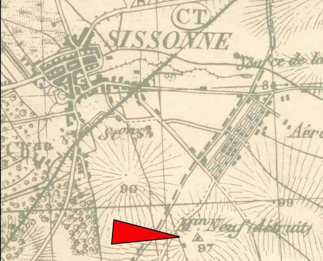 Le moulin neuf près la carrière Buhaut (carte de 1900)